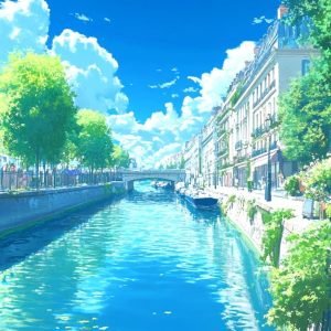 JUILLET2 paris fleuve rivière été arbre eau